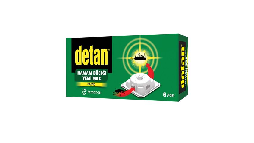 Detan Hamam Böceği Yemi 6'lı
