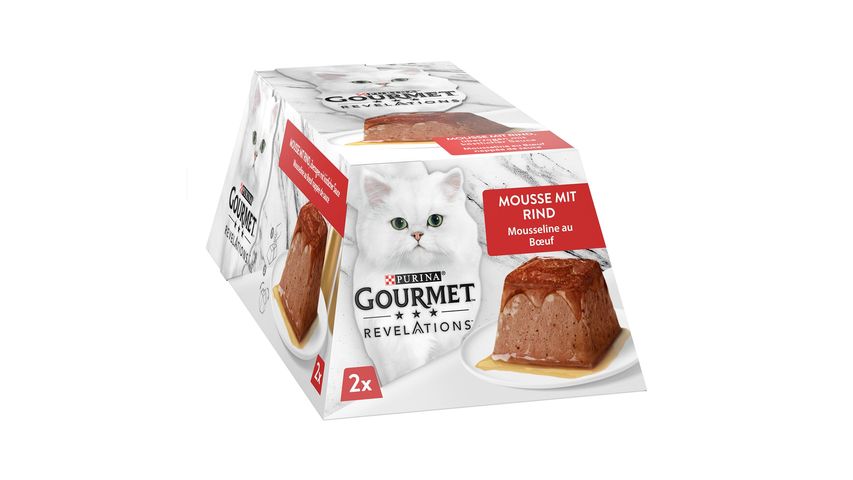Purina Gourmet Revelations Sığır Etli Yaş Kedi Maması 2 x 57 g