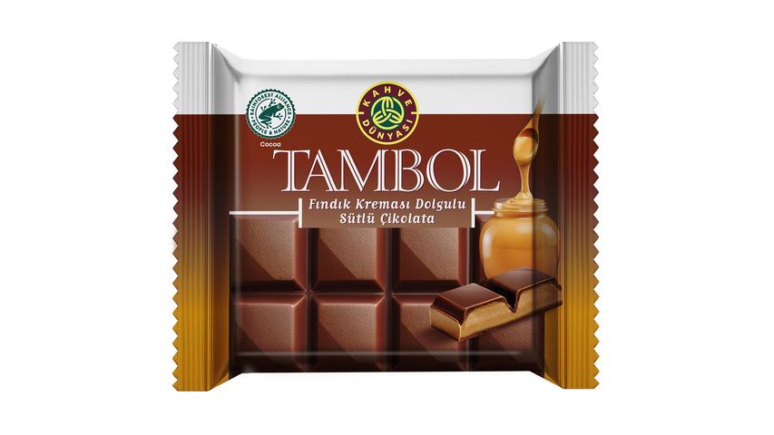 Kahve Dünyası Tambol Milk Chocolate with Hazelnut Filling 100 g