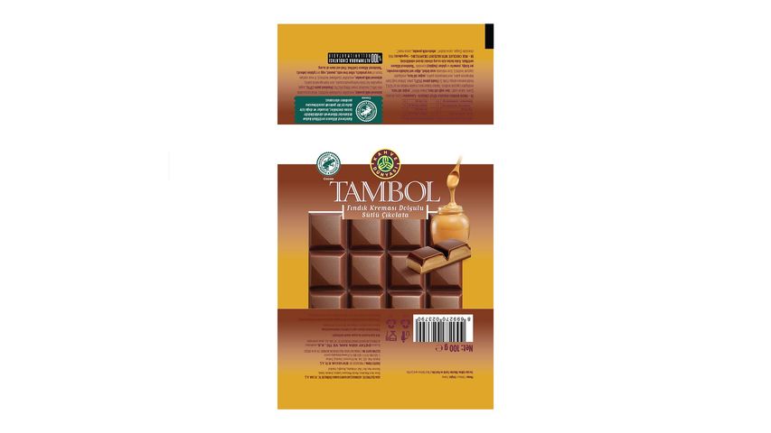 Kahve Dünyası Tambol Milk Chocolate with Hazelnut Filling 100 g