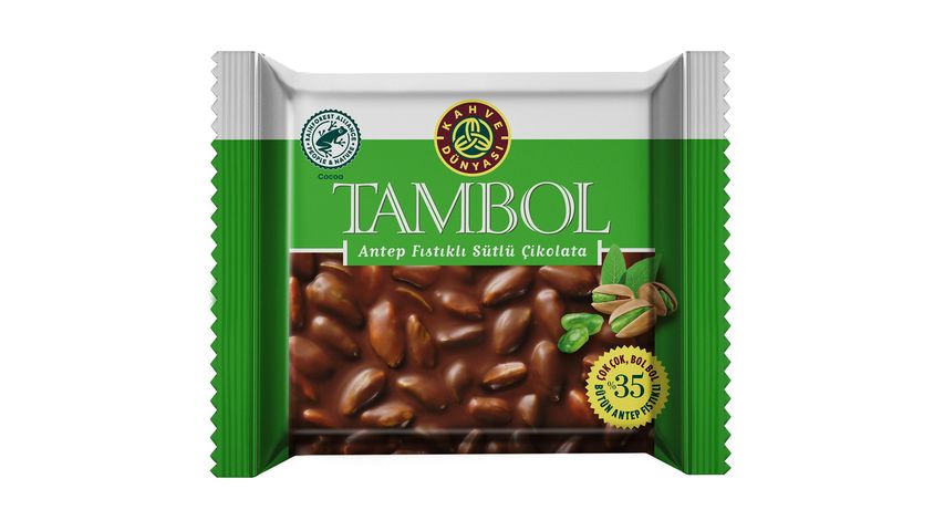 Kahve Dünyası Tambol Sütlü Fıstıklı Çikolata 77 g