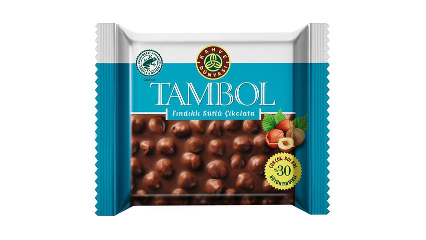 Kahve Dünyası Tambol Fındıklı Sütlü Çikolata 77 g