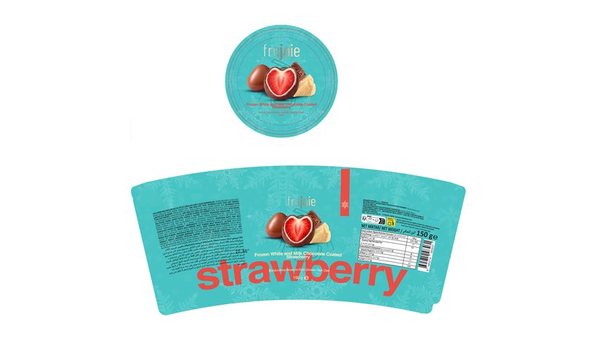 Frujoie Sütlü & Beyaz Çikolata Kaplı Çilek 150 g