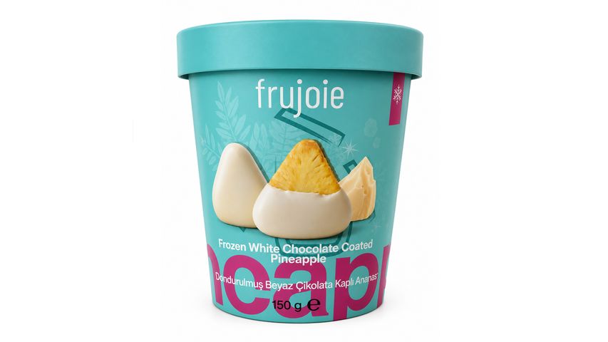 Frujoie Beyaz Çikolata Kaplı Ananas 150 g