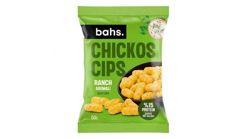 Bahs Ranch Flavored Chickpea Chips 50 g