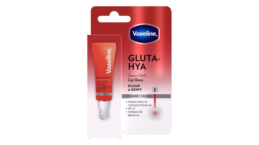 Vaseline Gluta-Hya Serum Lip Gloss Cherry Crush 10 ml