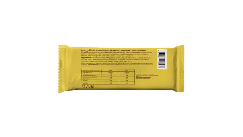 Bahs High Protein Lemon Cheesecake Bar 45 g