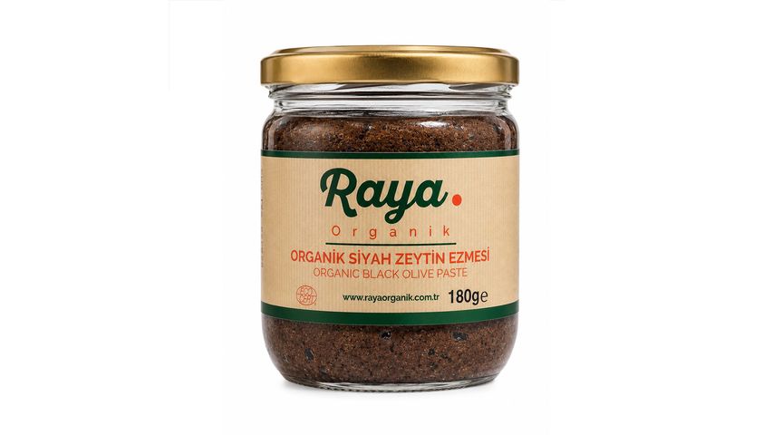 Raya Organik Siyah Zeytin Ezmesi 180 g