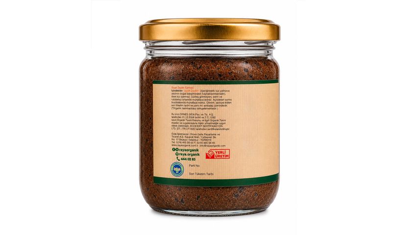 Raya Organik Siyah Zeytin Ezmesi 180 g