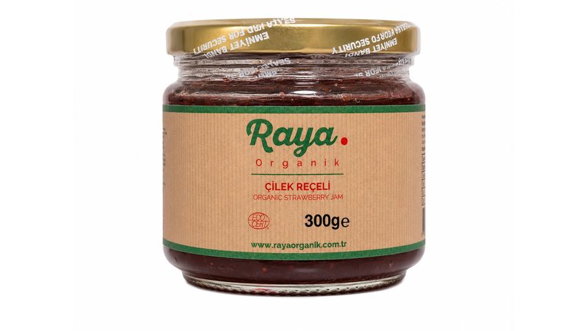 Raya Organik Çilek Reçeli 300 g