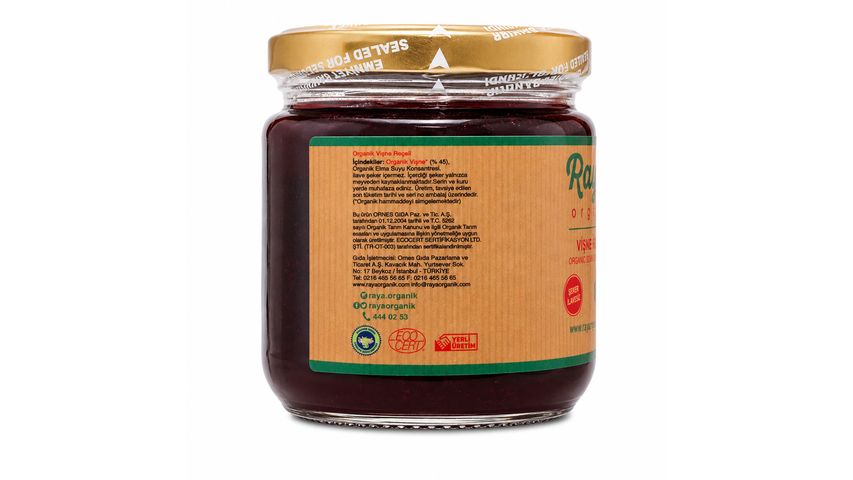 Raya Organik Vişne Reçeli 300 g