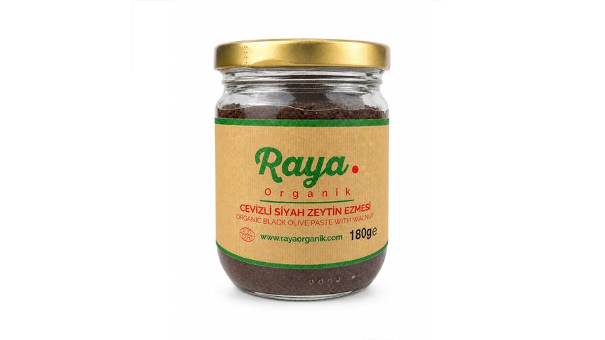 Raya Organic Walnut Black Olive Paste 180 g