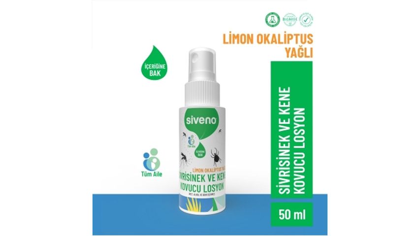 Siveno 100% Mosquito & Tick Repellent Spray Cream 50 ml