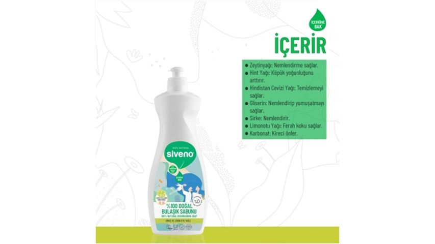 Siveno Natural Dishwashing Liquid 500 ml