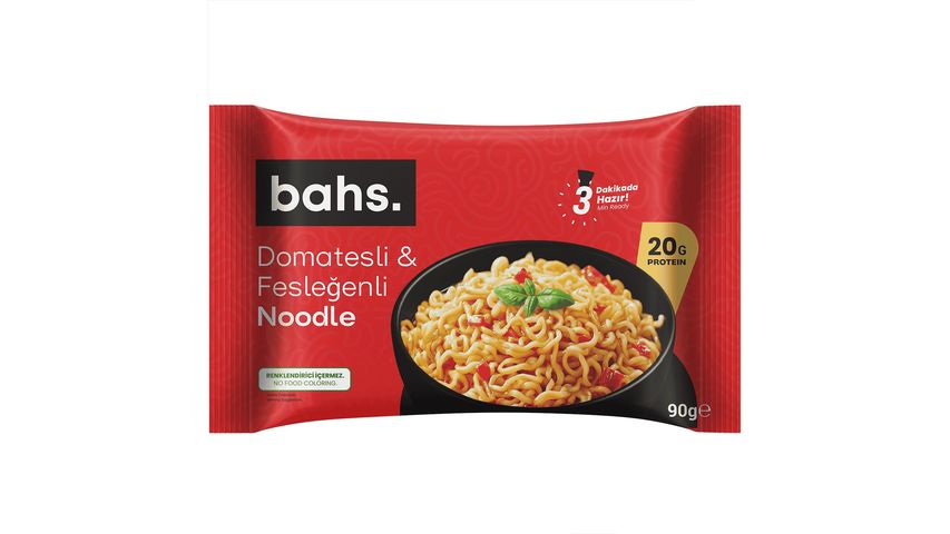 Bahs Tomato & Basil Noodles 90 g