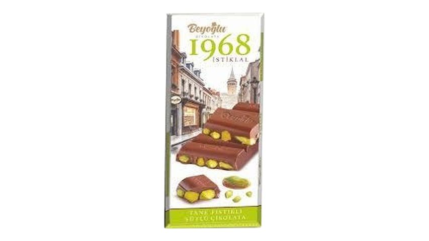 Beyoğlu 1968 Whole Pistachio Milk Chocolate 170 g