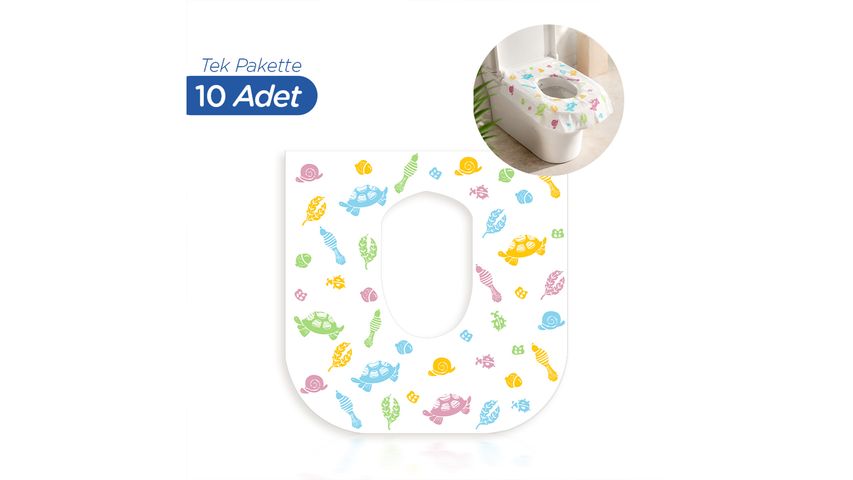 Wee Baby Kullan At Klozet Örtüsü 10'lu