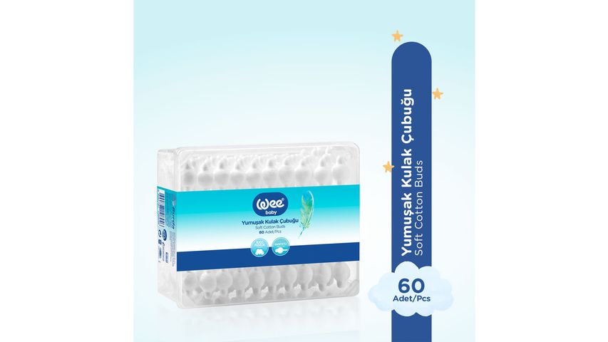 Wee Baby 60'lı Emniyetli Kulak Çubuğu