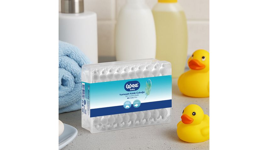 Wee Baby 60'lı Emniyetli Kulak Çubuğu
