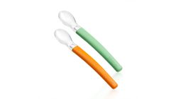 Wee Baby 2-Piece Silicone Tip Feeding Spoons - Green