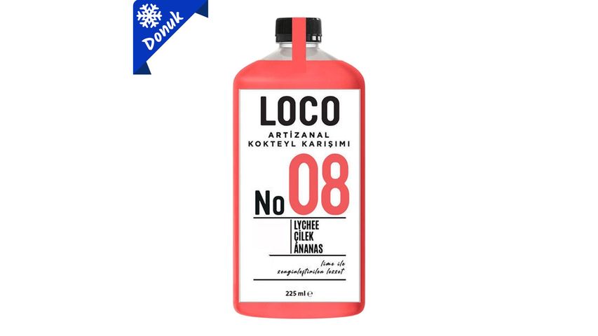 Loco No:08 Lychee Strawberry Pineapple 225 ml
