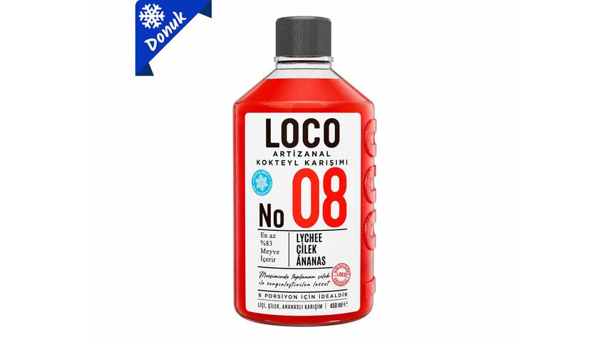 Loco No:08 Lychee Strawberry Pineapple 450 ml