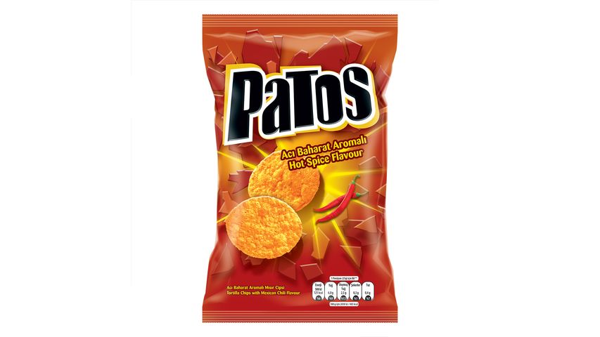 Patos Spicy Seasoned Super Size Chips 135 g