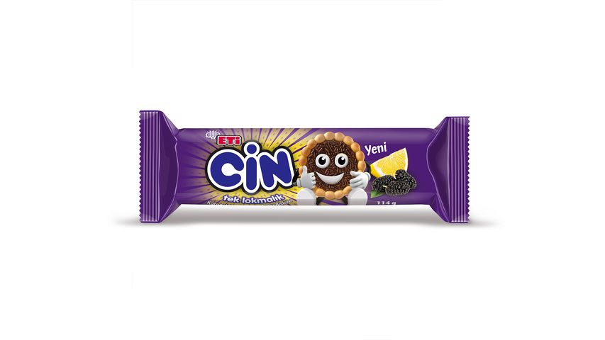 Eti Cin Lokmalık Karadutlu Limonlu Bisküvi 114 g