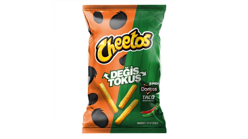 Cheetos Fırından Taco Baharatlı Süper Boy Mısır Çerezi 100 g