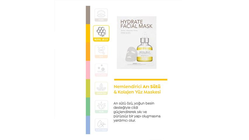 Dermal Korea Hydrate Yüz Maske Seti