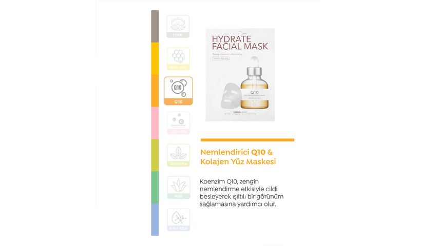 Dermal Korea Hydrate Yüz Maske Seti