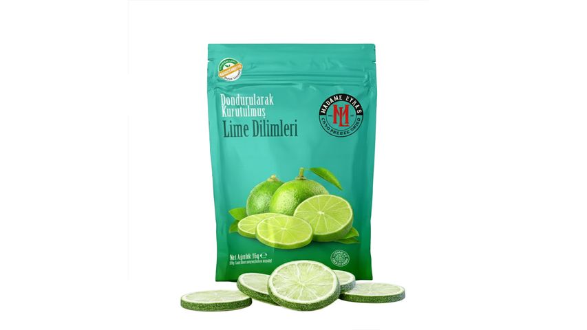 Madame Lyras Freeze-Dried Sliced Lime 16 g