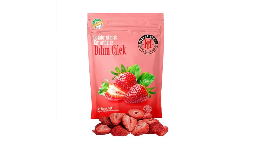 Madame Lyras Freeze-Dried Sliced Strawberry 16 g