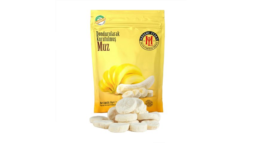 Madame Lyras Freeze-Dried Sliced Banana 16 g