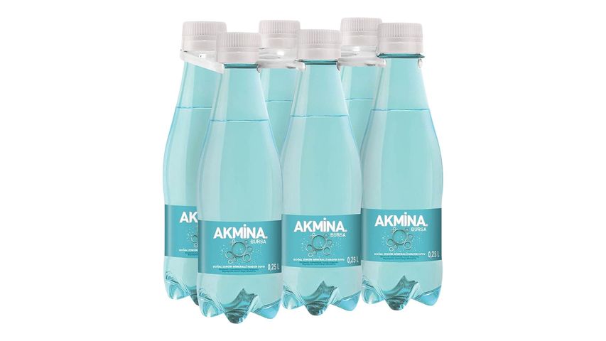 Akmina Doğal Maden Suyu 6x250 ml