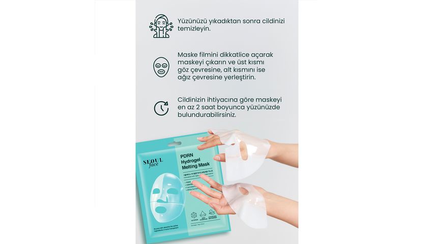 Dermal Korea Seoul Face Transparent Melting Gel Face Mask 34 g