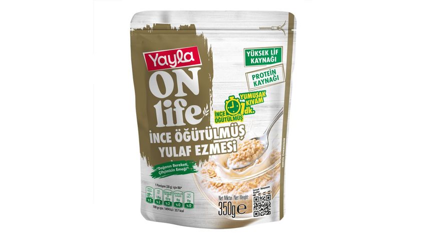 Yayla Onlife Finely Ground Oatmeal 350 g
