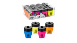 U4 Double-Hole Pencil Sharpener with Container and Lid