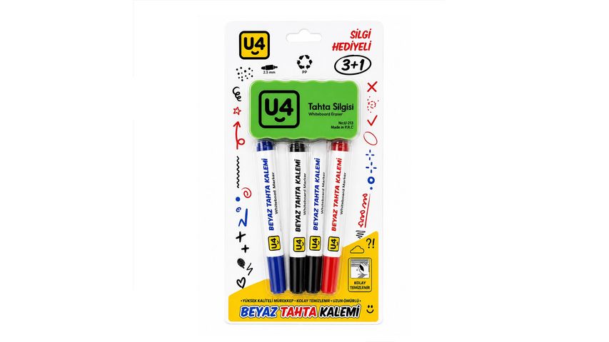 U4 Whiteboard Marker Set