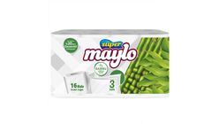 Maylo 3-Ply Bamboo-Enhanced 16-Roll Toilet Paper