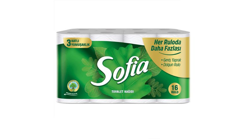 Sofia 3 Katlı 16'lı Tuvalet Kağıdı