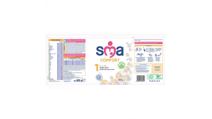 SMA Comfort 1 Infant Milk Formula (0–6 Months) 800 g