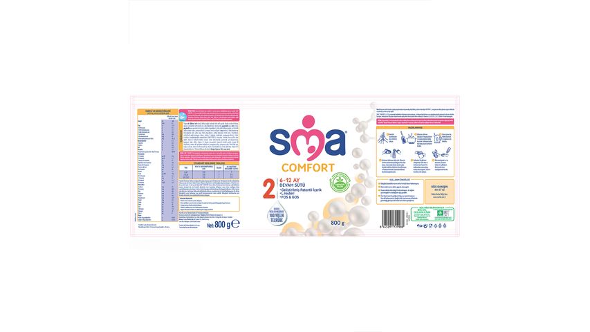 Sma Comfort 2 6-12 Ay Devam Sütü 800 g