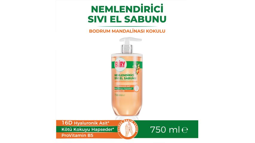 Fairy Bodrum Mandalinası Sıvı Sabun 750 ml