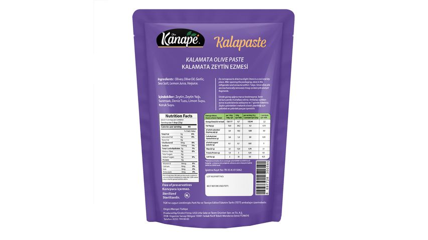 Kanape Kalamata Olive Spread 85 g