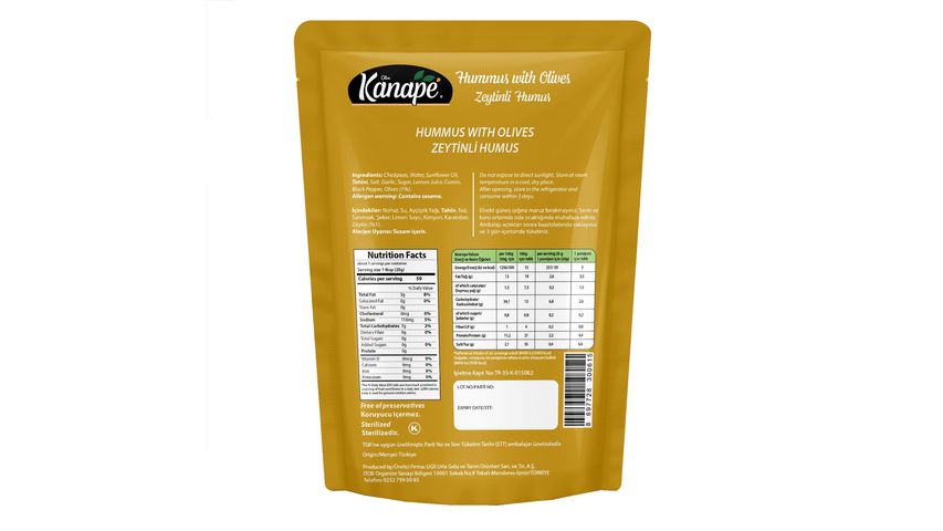 Kanape Olive Hummus 85 g
