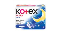 Kotex Ultra Single Gece Hijyenik Ped 6'lı
