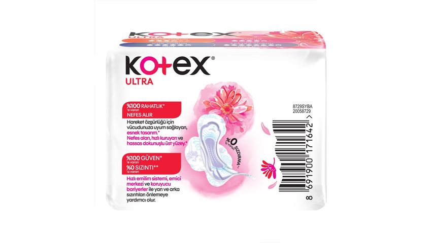 Kotex Ultra Single Normal Hijyenik Ped 8'li