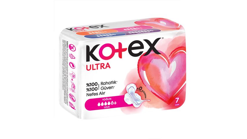 Kotex Ultra Uzun Hijyenik Ped 7'li