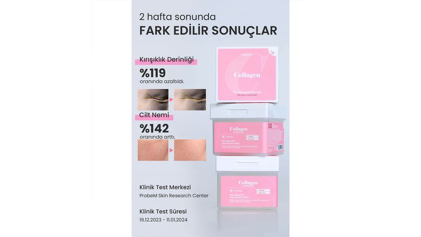 Dermal Collagen Toner Pads for Hydrating & Firming 12 pcs
